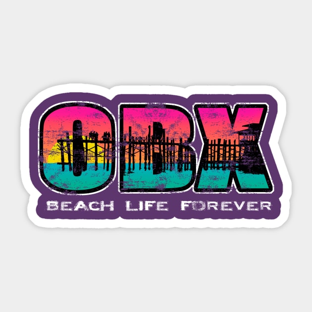 OBX Pier Sticker by Digitanim8tor